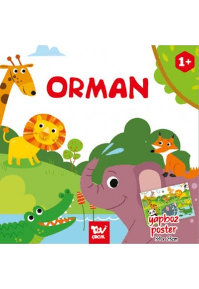 Yapboz Poster Kitap Orman