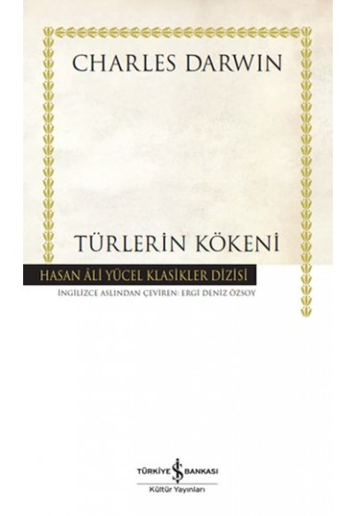 Türlerin Kökeni  - Hasan Ali Yücel Klasikleri (Ciltli)
