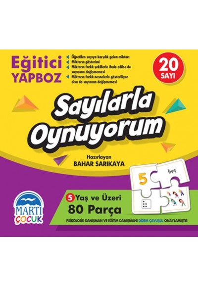 Sayılarla Oynuyorum - Eğitici Yapboz