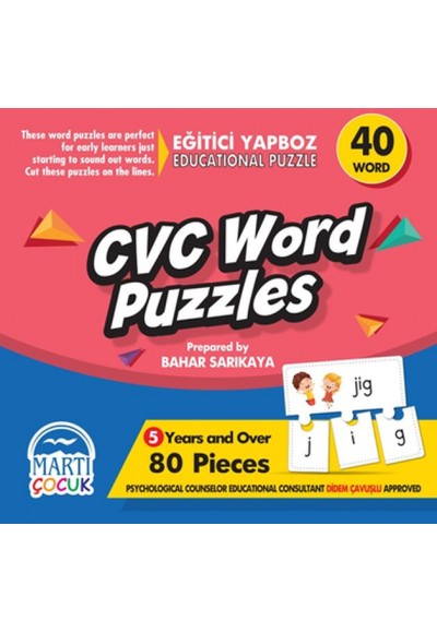 Cvc Word Puzzles - Eğitici Yapboz