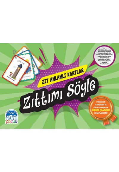 Zıt Anlamlı Kartlar - Zıttımı Söyle