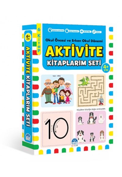 Aktivite Kitaplarım Seti 4+ Yaş - Okul Öncesi ve Erken Okul Dönemi