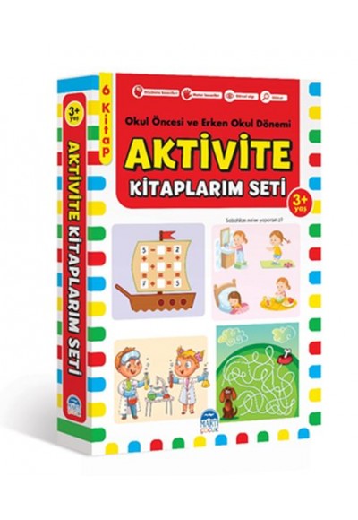 Aktivite Kitaplarım Seti 3+ Yaş - Okul Öncesi ve Erken Okul Dönemi
