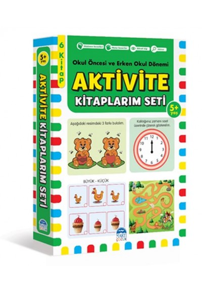 Aktivite Kitaplarım Seti 5+ Yaş -Okul Öncesi ve Erken Okul Dönemi