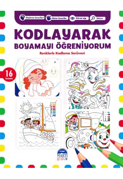 Kodlayarak Boyamayı Öğreniyorum 4 - Renklerle Boyama Serüveni