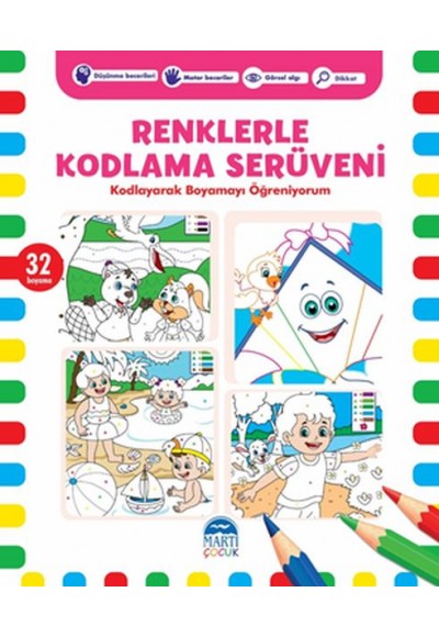 Renklerle Kodlama Serüveni 5 - Kodlayarak Boyamayı Öğreniyorum
