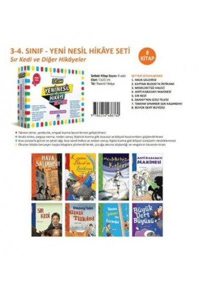 3-4.Sınıf Yeni Nesil Hikaye Seti
