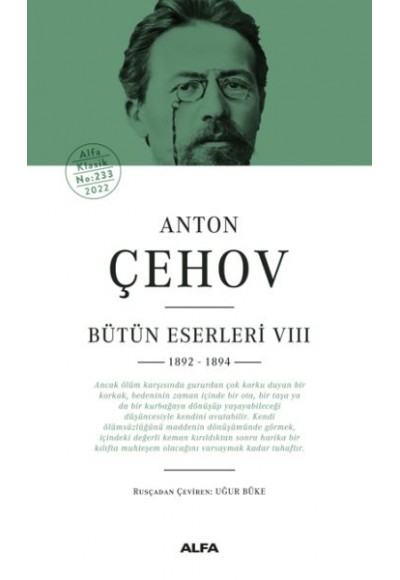 Anton Çehov Bütün Eserleri 8 (Ciltli)