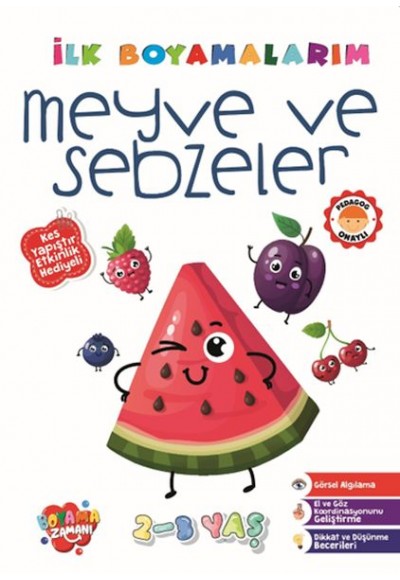 İlk Boyamalarım - Meyve veSebzeler
