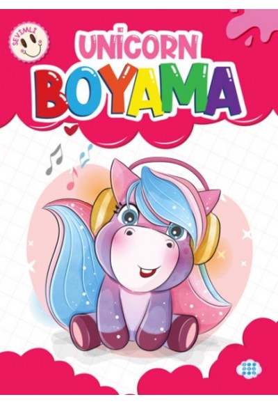 Sevimli Unicorn Boyama