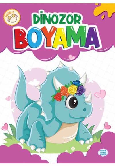 Neşeli Dinozor Boyama