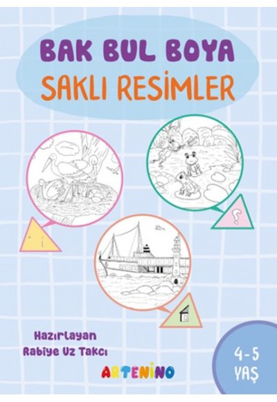 Bak Bul Boya – Saklı Resimler 4-5 Yaş