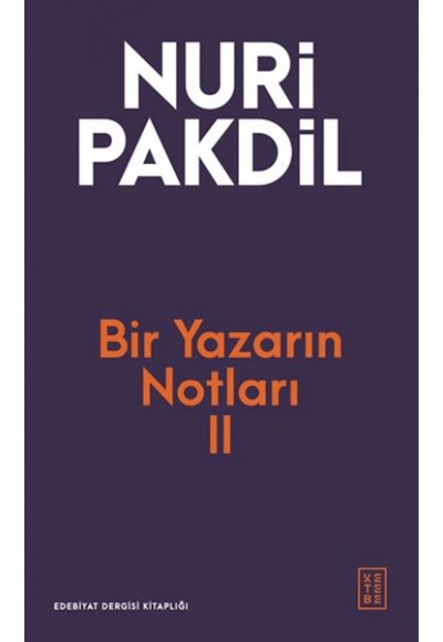 Bir Yazarın Notları II