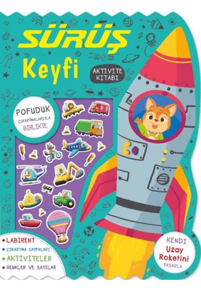 Sürüş Keyfi - Çıkartmalı Aktivite Kitabı