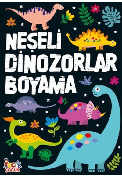 Neşeli Dinozorlar Boyama