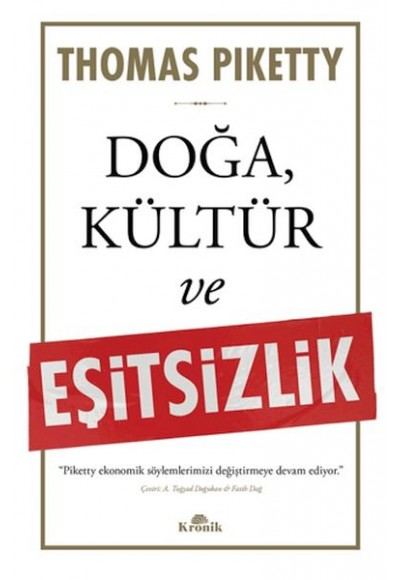 Doğa, Kültür ve Eşitsizlik