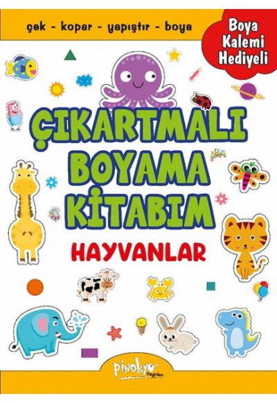 Çıkartmalı Boyama Hayvanlar