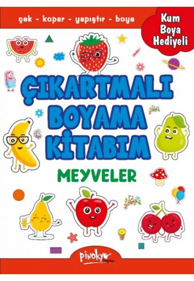 Çıkartmalı Boyama Meyveler