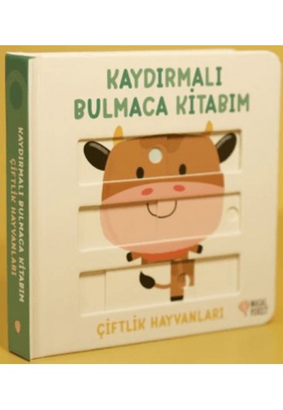 Kaydırmalı Bulmaca Kitabım - Çiftlik Hayvanlar