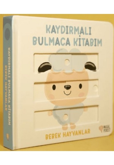 Kaydırmalı Bulmaca Kitabım - Bebek Hayvanlar