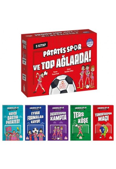 Patatesspor Ve Top Ağlarda (5 Kitap+Soru Kitapçığı)