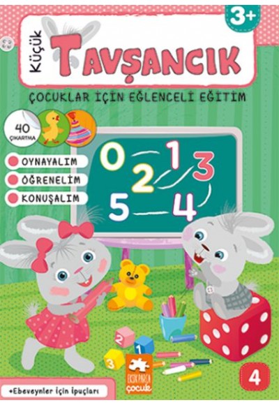 Küçük Tavşancık Serisi 4 - Küçük Tavşancık Çocuklar İçin Eğlenceli Eğitim