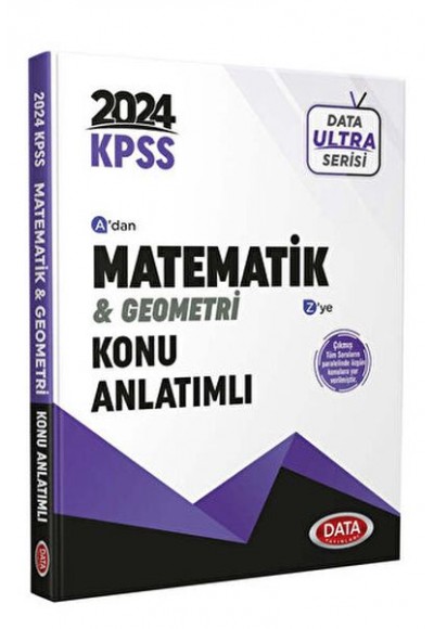 2024 KPSS Ultra Serisi Matematik - Geometri Konu Anlatımı