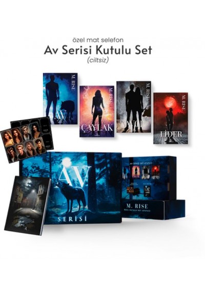 Av Serisi 4 Kitaplık Hediyeli Özel Kutu (Ciltsiz)