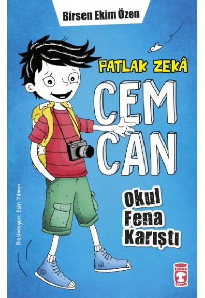 Patlak Zekâ Cemcan - Okul Fena Karıştı (Fleksi Cilt)