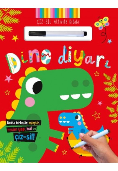Çiz – Sil Aktivite Kitabı Dino Diyarı