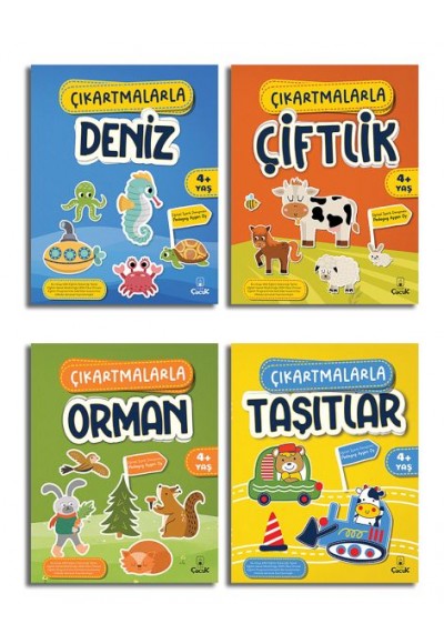 Çıkartmalarla Etkinlik Serisi (4Kitap)