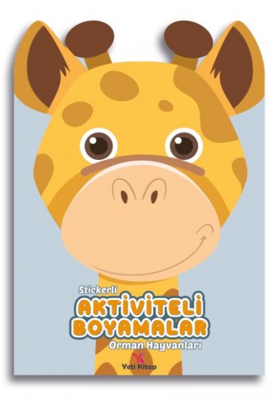 Stickerli Aktivite ve Boyamalar Orman Hayvanları