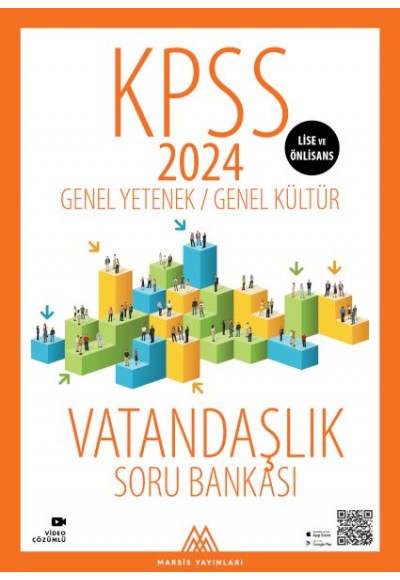Marsis Yayınları KPSS GKGY Vatandaşlık Soru Bankası Önlisans