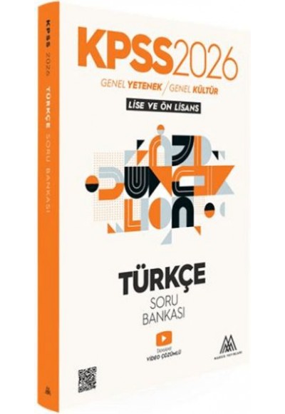 KPSS Türkçe Soru Bankası 2026