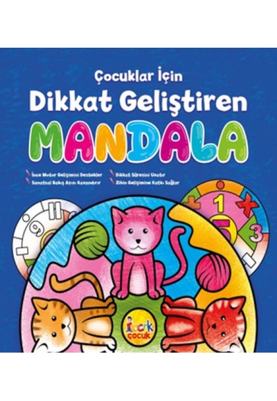 Çocuklar İçin Dikkat Geliştiren Mandala