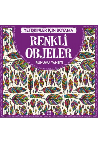 Renkli Objeler - Yetişkinler İçin Boyama