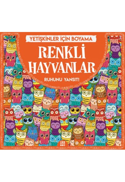 Renkli Hayvanlar - Yetişkinler İçin Boyama