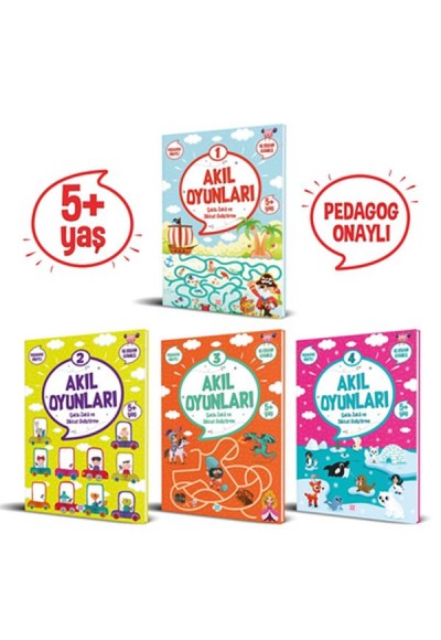 Akıl Oyunları Serisi (5+ Yaş) (4 Kitap Takım)