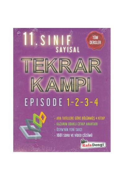 Kafa Dengi 11.Sınıf Tüm Dersler Tekrar Kampı (Sayısal)