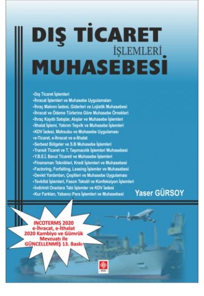 Dış Ticaret İşlemleri Muhasebesi