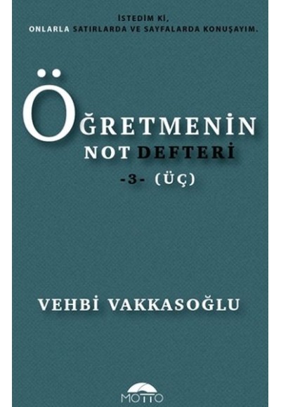 Öğretmenin Not Defteri 3 (Üç)