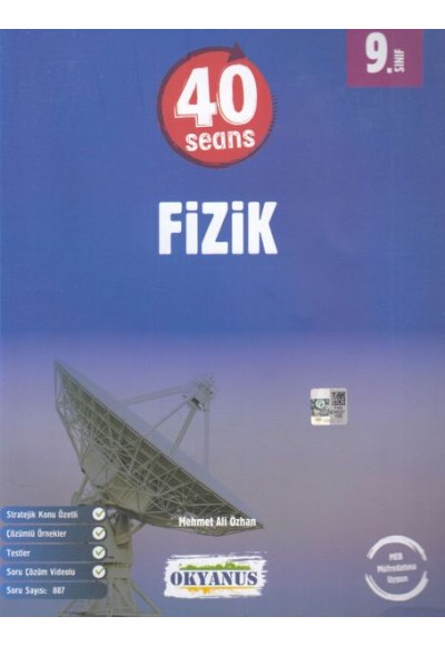 Okyanus 9. Sınıf Fizik 40 Seansta Konu Anlatımlı Soru Bankası (Yeni)