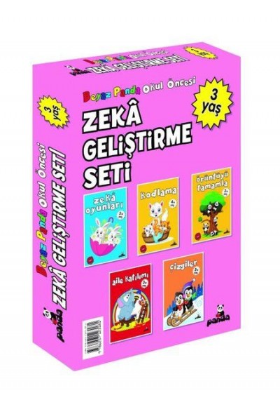 3 Yaş Zeka Geliştirme Seti - 5 Kitap Takım