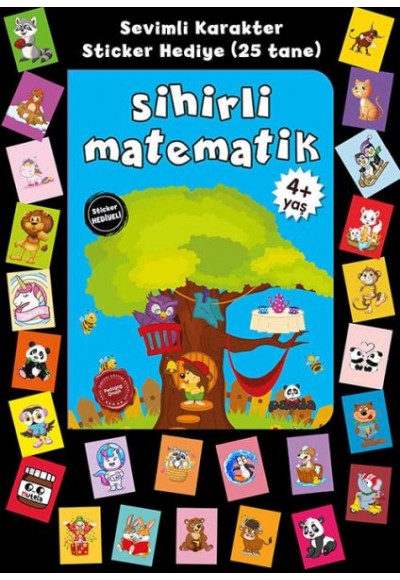 Stickerlı 4+ Yaş Sihirli Matematik