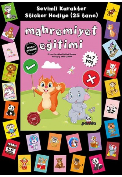 Stickerlı 4+7 Yaş Mahremiyet Eğitimi