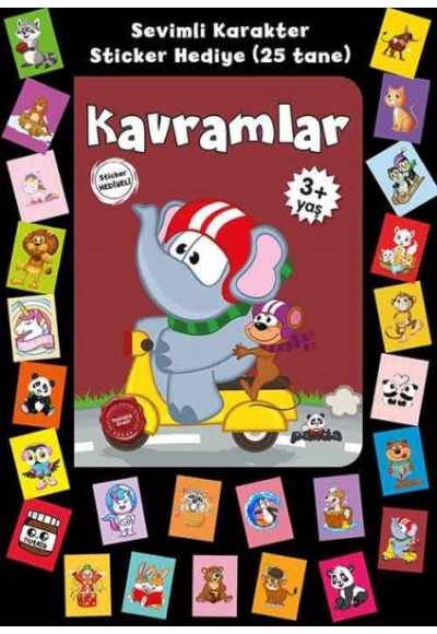 Stickerlı 3+ Yaş Kavramlar