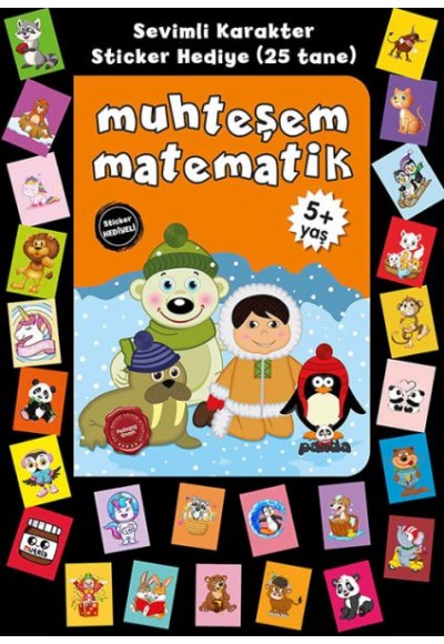 Stickerlı 5+ Yaş Muhteşem Matematik