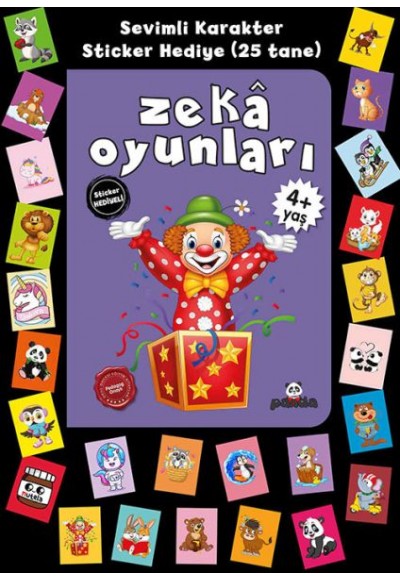 Stickerlı 4+ Yaş Zekâ Oyunları