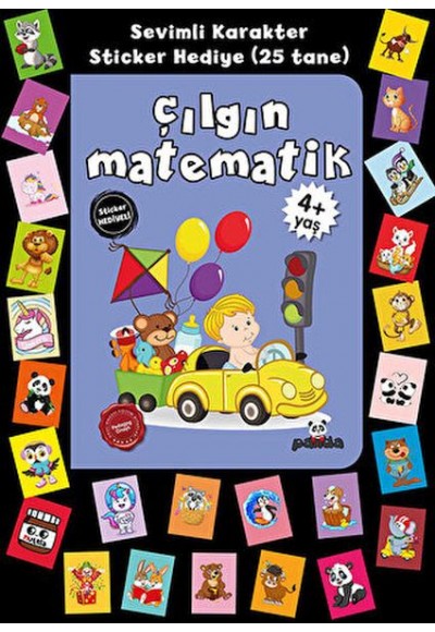 Stickerlı 4+ Yaş Çılgın Matematik