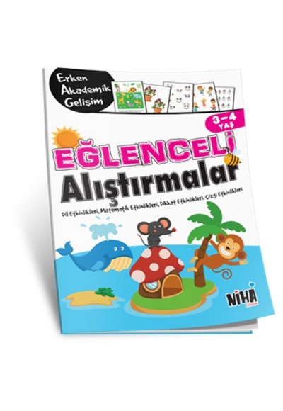 3-4 Yaş Eğlenceli Alıştırmalar